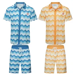 Conjunto de férias estilo havaiano casual novo cordão shorts de alta qualidade dos homens praia surf shorts 240311