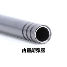 Tubo interno de metal, tubo interno de alumínio macio, espelho de aço inoxidável, interno hermético, diâmetro externo de 7.5mm, dispositivo à prova de balas