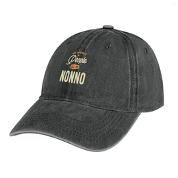 Berets My Favorite People Call Me Nonno Funny Dad Grandpa Cowboy Hat Rugby Party Luxury Cap For Women Men's