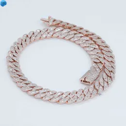 Glorious Hip Hop 14 kt rose gold Diamond Cuban Chain Shine Bright Your Style with enhanced vvs clarity gemstone