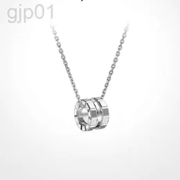 Desginer Chopard Jewelry Xiaos neue Ice Round Halskette Roségold Platin Chopin Paar Halskette