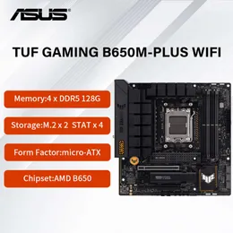 新しいASUS TUF GAMING B650M-PLUS WIFIソケットAM5マザーボードAMD B650 PCI-E 4.0 DDR5 128GB