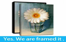 Framed Artwork Small Daisy Oil Paintings Print on Canvas Wall Art Paintings Picture Poster for Home and Office Decor Ready To Ha8007344