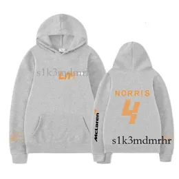 F1 herrhuvtröjor Sweatshirts 2024 Hoodiesautumn Winter Formula One Racer Lando Norris F1 McLaren Team Racing Fans Hoodie Men/Women 226