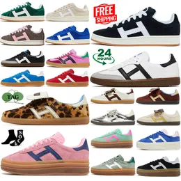 Free shipping Originals Vegan Adv Platform Shoes men women designer OG Casual Shoe Black White Gum Pink Velvet mens womens outdoor sambabas sneakers sports trainers