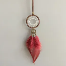 Mini Dream Catcher Necaklace Carro Pendurado Pena Dream Catchers Pendurado Decorations238M