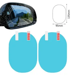 Nen Styling 1Pair Mirror Window Car Sticker Clear Film Anti Fog AntigleVare Waterproof Rainproof Car Rearview MirrorProtectiveFil3991901