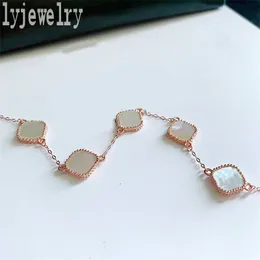 Long moissanite bracelet four leaf clover plated gold bracelets charms fashion metal romantic present small retro luxury clover braceletes designers ZB002 I4