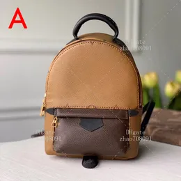 10A Top quality designer Mini backpack genuine leather school bag lady handbag With box L001