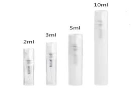 جديد 2ml 3ml 5ml 10 مل زجاجة العطور البلاستيكية زجاجة رذاذ قابلة للاشمئزاز الصغيرة parfume parfum