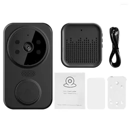 Doorbells Rechargeable With Chime Night Vision IR Two Way Audio HD Camera Phone APP Video Doorbell Home Security ABS Voice Changing