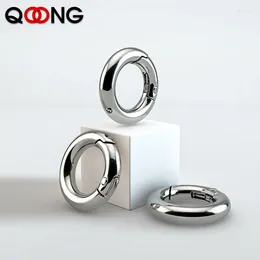 Anahtarlıklar Qoong 5 PCS 18mm Ultra Küçük Yay Split Anahtar Yüzük Çok Fonksiyonlu Zincir Aksesuarları Yüksek Kaliteli Mini Anahtarlık Q32