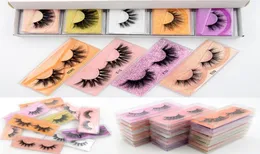 Hela Mink Lashes 3D Mink Eyelashes 5D Real Fur Eyelashes 6D Mink Lash In Bulk Dramatiska naturliga långa fransar Leverantörer3593901