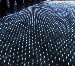 Большие светодиодные водонепроницаемые сетевые фонари 10 8 м 2600 светодиодные сетевые фонари для газонной рыболовной сети, светильники с медными пятнами, декоративная сетка 2559551