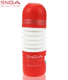 Tenga Rolling Head Male Masturbator Cup Standard Edition Silicon Pussy Simulated Vagina Sex Products for Men Sex Toys TOC103 Q1707421422