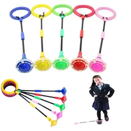 LED Flash Skipping Rope for Children and Adults Glowing Skipping Rope Sport Toy Outdoor Exercise Fitness Single Foot Jumping240311