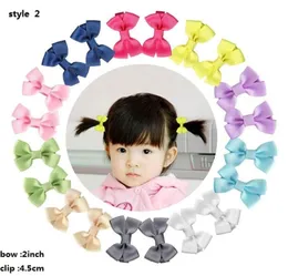 4 Stil 2 tum Grosgrain Ribbon Tiny Boutique Hair Bows Alligator Clips For Baby Girls Toddlers Kids Barrettes Hair Accessories 69087778