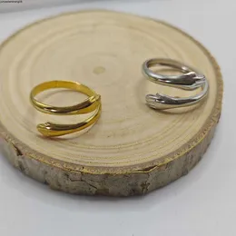 Модное открытое кольцо, маленькое и популярное кольцо из гладкой нержавеющей стали, кольцо для пары