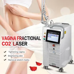 CO2 -fraktionerad laserhud av hög kvalitet Acne Behandling Skin Resurfacing Scar Removal Vagina Drawning Stretch Mark Wrinkles Removal Beauty Machine