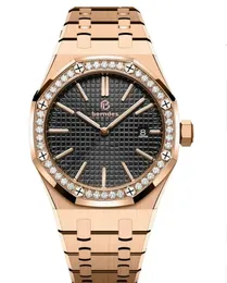 トップAAAファッションベストセラーカップル時計は高品質の輸入ステンレス鋼製クォーツレディースエレガントなノーブルダイヤモンドテーブル50メートルの防水で作られています