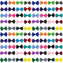 Tutto 100 Pz regolabile Dog Cat Bow Tie Cravatta al collo Pet Dog Bow Tie Cucciolo Archi Collare di alimentazione per gattino Collare Accessori per animali domestici 202561