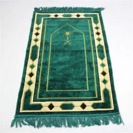 Gruba modlitwa islamska mata dywan muzułmański salat muzallah islam modlitwa koc dywan miękki banheiro modlitwa mata tapis Musulman 70 110cm295l