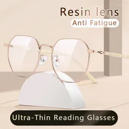 Солнцезащитные очки, ультратонкие стильные очки для чтения для женщин, защищающие от электромагнитных помех покрытие линз, блокирующие синий свет, компьютерные телефонные считыватели