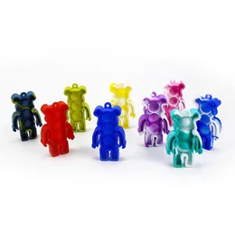 Mini Bear Push Toy 9 Colors Keychain Ring Vuxen Barn Squishy Novel Stress Autism Squeeze Toys Car Keyholder Kids GiftsA178129830