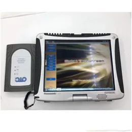 أدوات التشخيص لإعادة البرمجة واجهة مركبة مركبة Techstream CF19 STAGEBOOK LAPTOP IT3 GLOBAL GTS OTC FL SET DROND AUTDZS