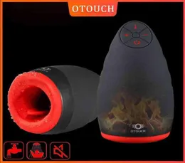 NXY Sex men masturbators OTOUCH Chiven Male Masturbator Automatic Sucking Heat Rotation Vibrators Masturbation Machine Oral Suck T2899139