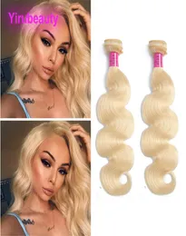 Peruvian Human Hair 2 Bundles Body Wave Virgin Hair Extensions 613 Blonde Hair Products 830inch Two Pieces7262036