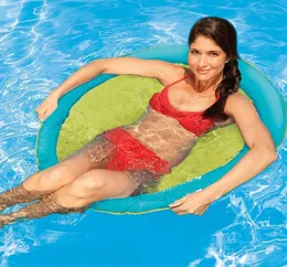 Spways Spring Float Papasan Pool Chair محمولة ضوء السباحة حلقة السباحة دائرة البالغين شاطئ البحر سباحة لفات تعويم Toy9436687