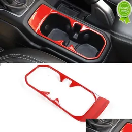 Other Interior Accessories New Car Front Drink Cup Holder Decoration Er Stickers For Jeep Wrangler Jl Gladiator Jt 4Xe 2021 2022 2023 Dhbv9