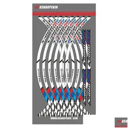 Adesivos de motocicleta aro reflexivo à prova d'água reduz o desgaste da superfície da roda fita decalque listrada mticolor para s1000rr7343452 entrega direta a otzxl