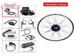 BAFANG 48V 500W HUB MOTOR HEALLHULE ELEKTRISKT BYKNING KONVERING KIT AV BICYCLE 20QUOT26QUOT 275QUOT 700C bakhjul2781433