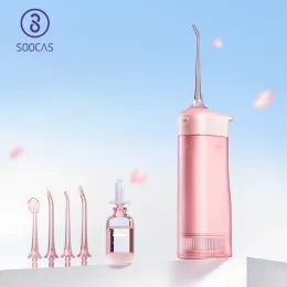 Beyazlatma Soocas W1 Su Diş ipi Dişleri 4 Tip Meme Temizleyici Oral Irrigator Typec Şarj Edilebilir Temizleyici 7modes Su Deposu Çıkarılabilir