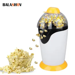 1200W Popcorn Machine Hushåll MINI Electric Blower Automatisk Popcorn Maker med en virvel Non-Stick Liner DIY Corn Popper 240304