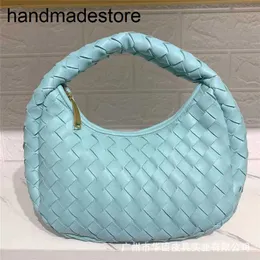 Jodie Borsa in tessuto 2024 bottegvenetas Hobo Piccola borsa rotonda Borsa per le donne Giappone Corea del Sud Piccolo design fatto a mano Borse gnocco