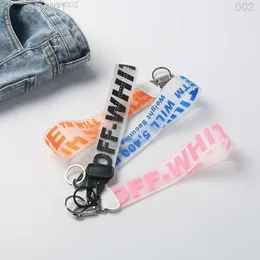 Offs Jelly Offswhite Letter Printing Electroplated Original Backpack w Pendant for Men and Women Keychain in Stock MW9Z TOTOWH1C