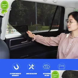 Автомобильный солнцезащитный козырек, новый магнитный автомобильный солнцезащитный козырек, летняя защитная оконная пленка, УФ-занавес, солнцезащитный козырек, боковая сетка, Прямая доставка, автомобили, мотоциклы, Dhc1T