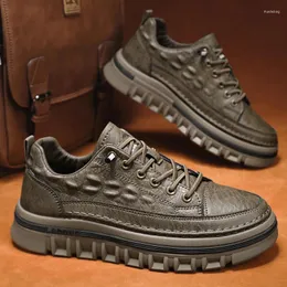 Casual Schuhe CYYTL In Herren Winter Leder Loafer Luxus Designer Wanderplattform Sicherheit Arbeit Taktische Militärische Stiefeletten