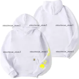 Мужские толстовки Carhart Hoodie Cardigan Carharrt Classic с буквенным принтом Уличная одежда Свободный пуловер большого размера Винтажная куртка с длинными рукавами с капюшоном Carharttly 193 363