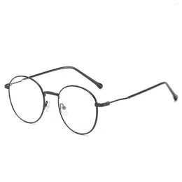 Sonnenbrille Retro Blaues Licht Blockierende Brille Runder Rahmen Pochrome Linse UV Shades Brillen Für Indoor Outdoor