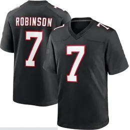 7 Bijan Robinson Custom Football Jerseys Drake London Younghoe Koo Desmond