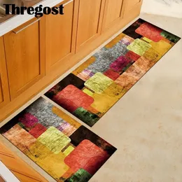 Cushion Decorative Pillow Thregost Entrance Doormat Anti-Slip Floor Mat Kitchen Long Carpet Washable Outdoor Corridor Rug Front Do240f