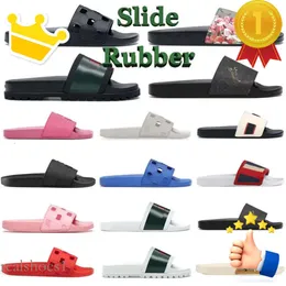 rubbers Classics Sandals Slippers Womens Rubber Fashion Men Women Blooms Floral Slipper Flat Shoes Slide Bee Designer Sandal Dust Bag walking fashion slippers