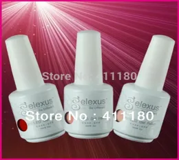 Hela 12pcslot du väljer 12st 100 New Gelexus Soak Off UV LED Nail Gel Polish Totalt 343 Fashion Colors5535993