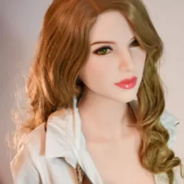 (Endast huvud) Real TPE Silicone Sex Doll Head Full Skeleton Vuxen Love Toys For Men Us Ship Good Quality