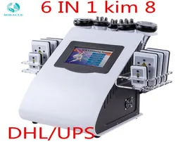 6 In 1 Kim 8 40K Ultrasonik Liposuction Kavitasyon Pedleri Vakum RF Cilt Bakım Salonu Spa Zayıflama Makinesi Güzellik Ekipmanları4354112