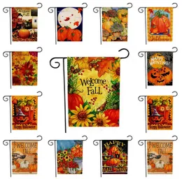 nuova bandiera di Halloween bandiera zucca Bandiere da giardino cortile benvenuto Bandiera AUTUNNO cortile Banner Bandiere 47 * 32 CM T2I514388382880